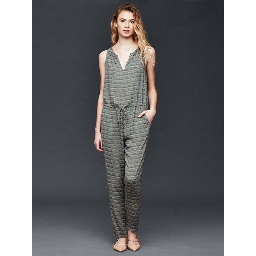 Gap printed jumpsuit, Size Medium